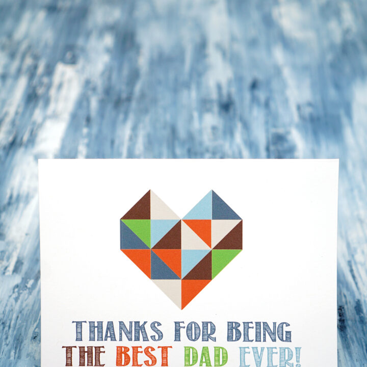 Image for Geometric Heart Card