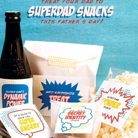 Image for Superdad Snacks Labels