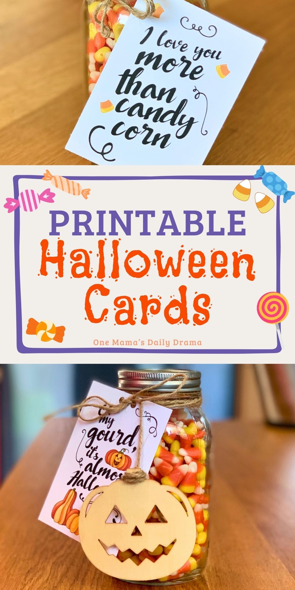 Printable Halloween cards.