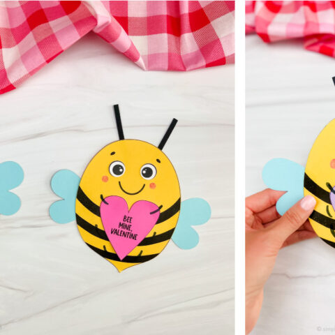 Image for Bee Valentine Craft