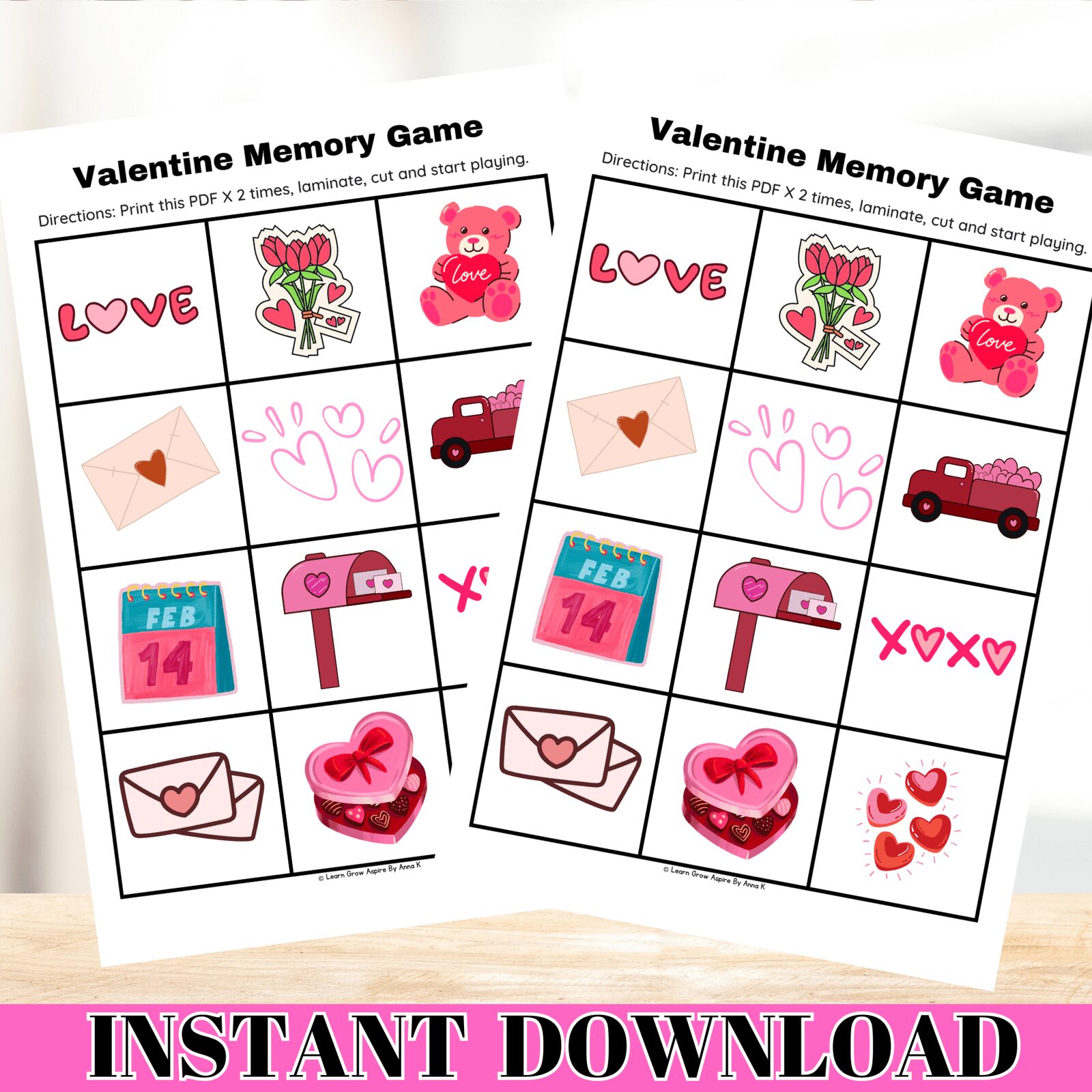 Image for Valentine’s Day Matching Game