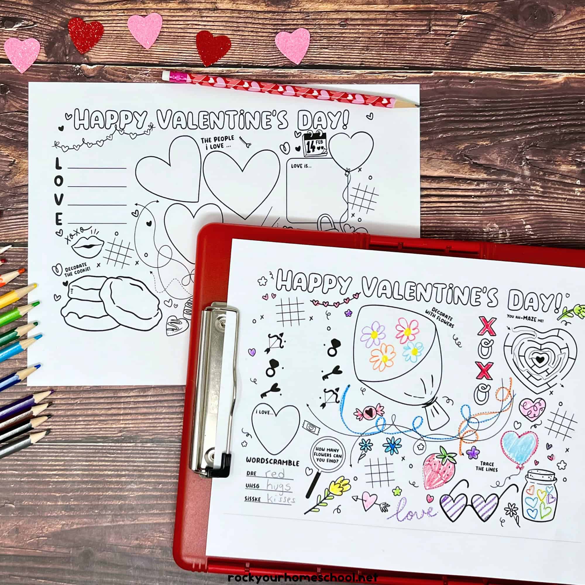 Image for Valentine’s Day Activity Sheets