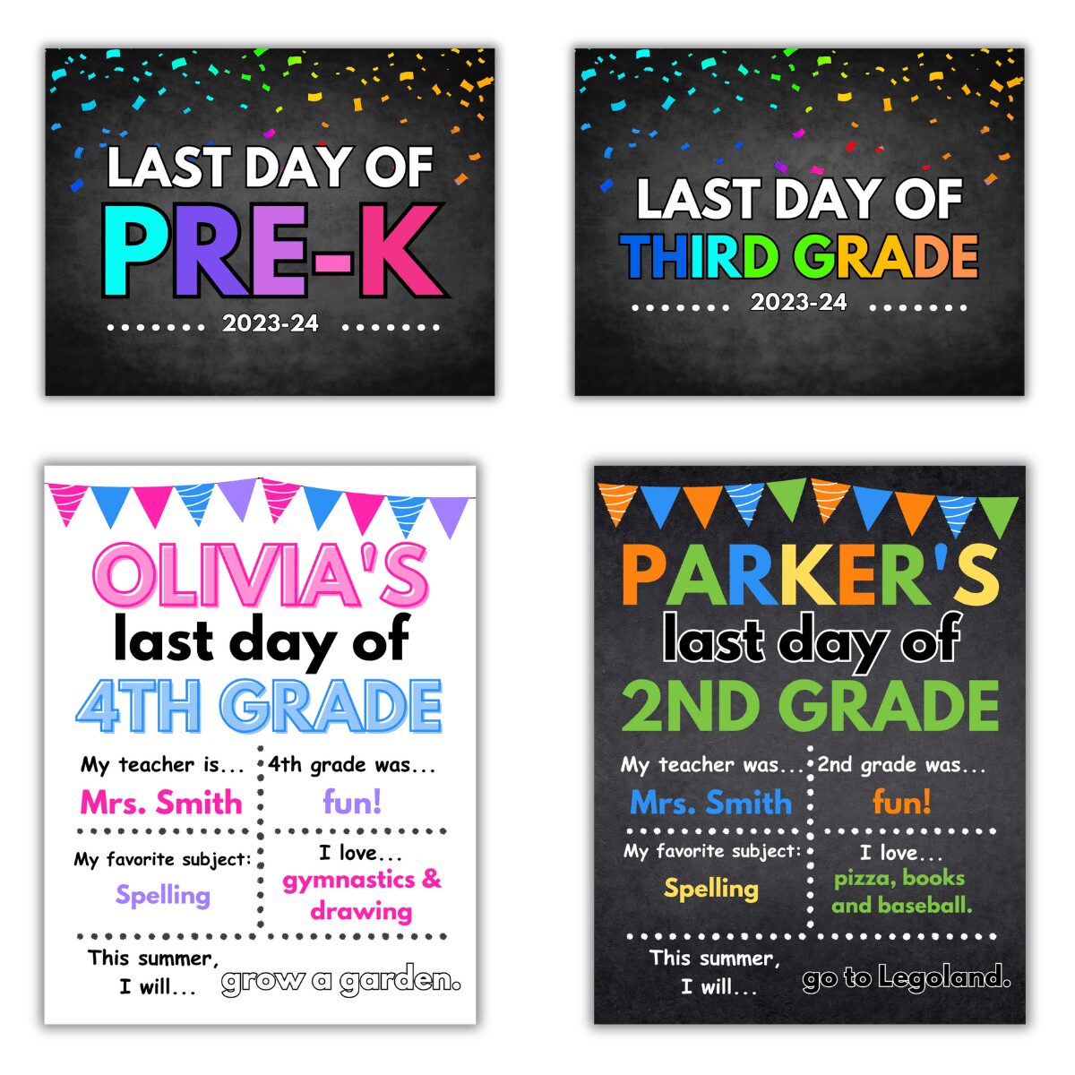 Image for Printable Last Day Of School Signs