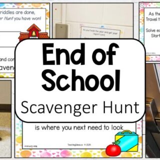 Image for End of the Year Scavenger Hunt