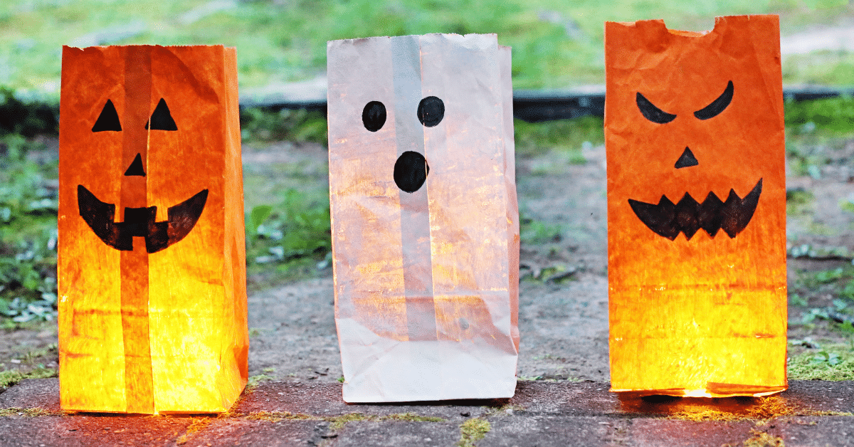 Image for Paper Bag Halloween Lanterns
