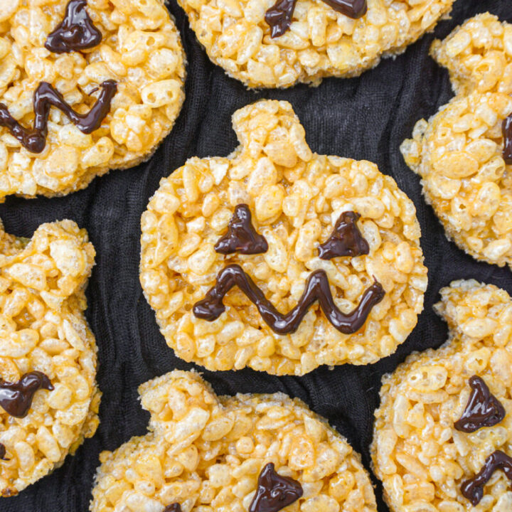 Image for Jack-o'-lantern Rice Krispies Treats
