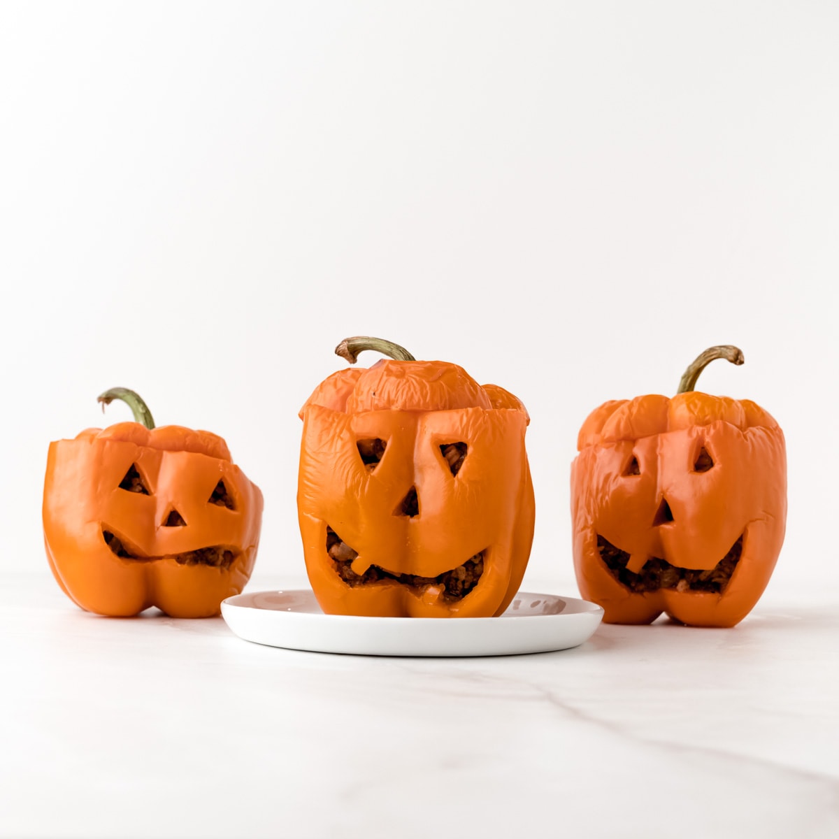 Image for Stuffed Jack-o'-lantern Peppers