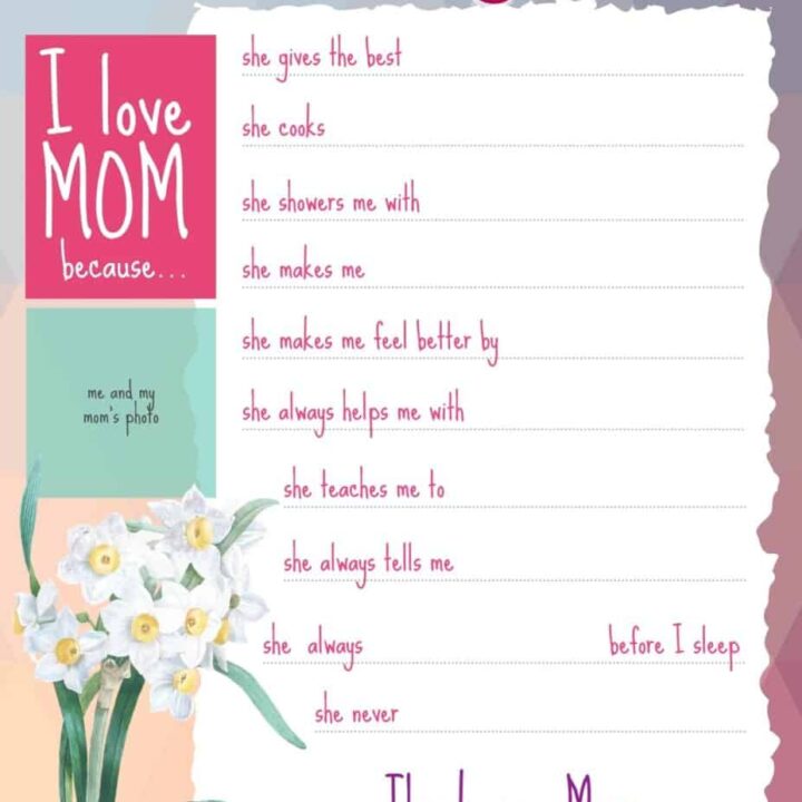 Image for All About My Mom Printable Activities