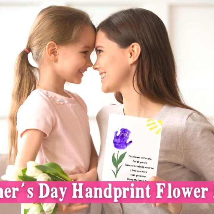 Image for Mother’s Day Handprint Flower Poem