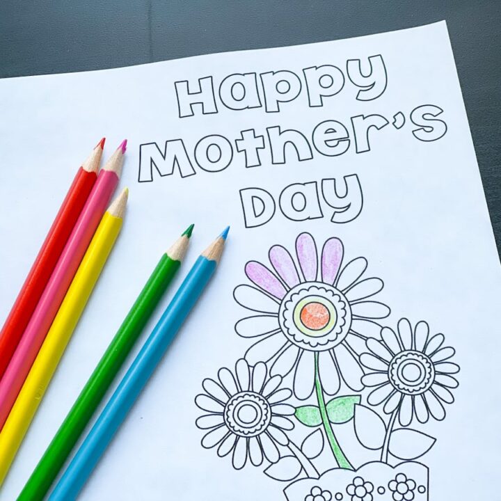 Image for Mother’s Day Cards to Color