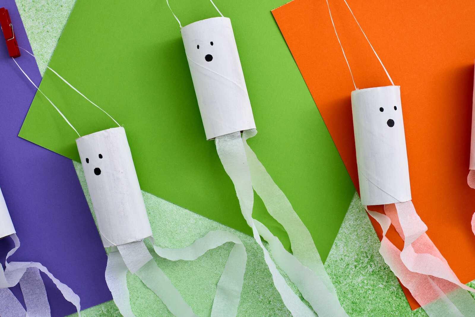 Image for DIY Toilet Paper Roll Ghost