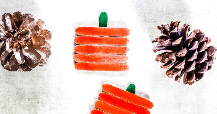 Image for Popsicle Stick Pumpkin