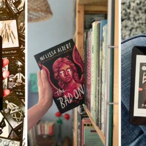 Collage of books including A Spell to Wake the Dead, The Bad Ones, and The Beast You Let In.