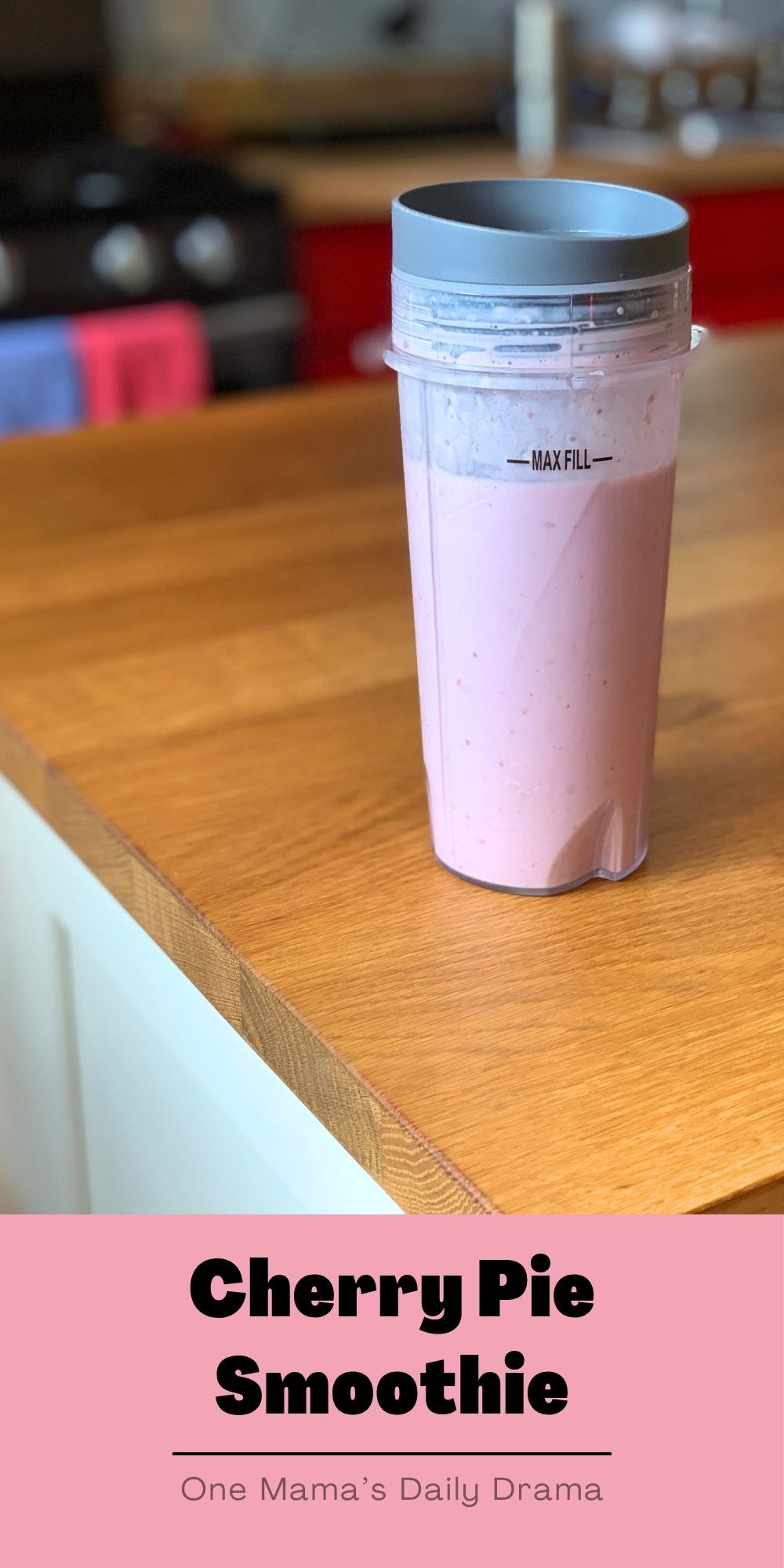 Cherry pie smoothie.