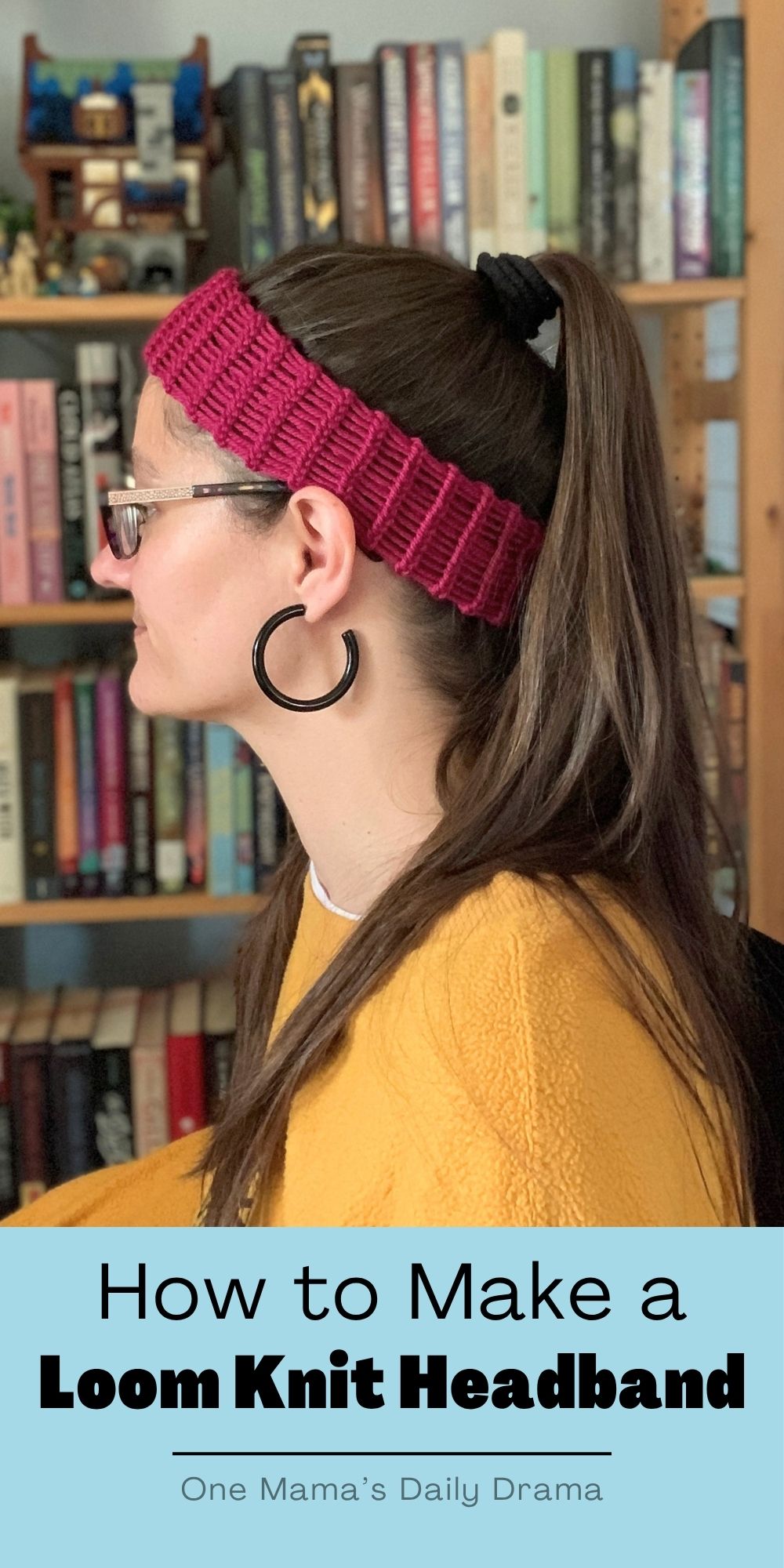 How to make a loom knit headband.